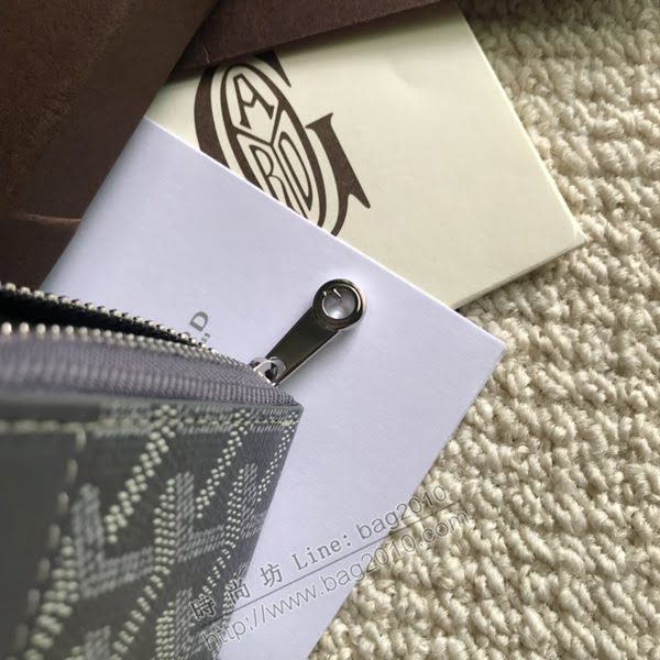 Goyard包 戈雅新款拉鏈短夾 Goyard卡包 Goyard拉鏈零錢包  glg1244
